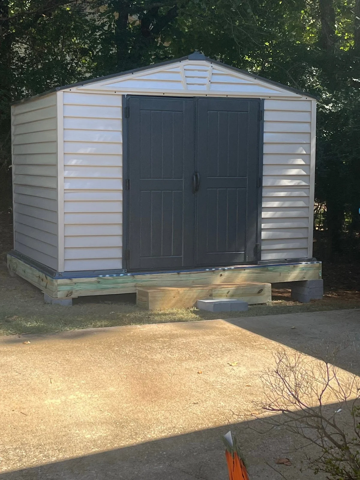 Shed build and installation