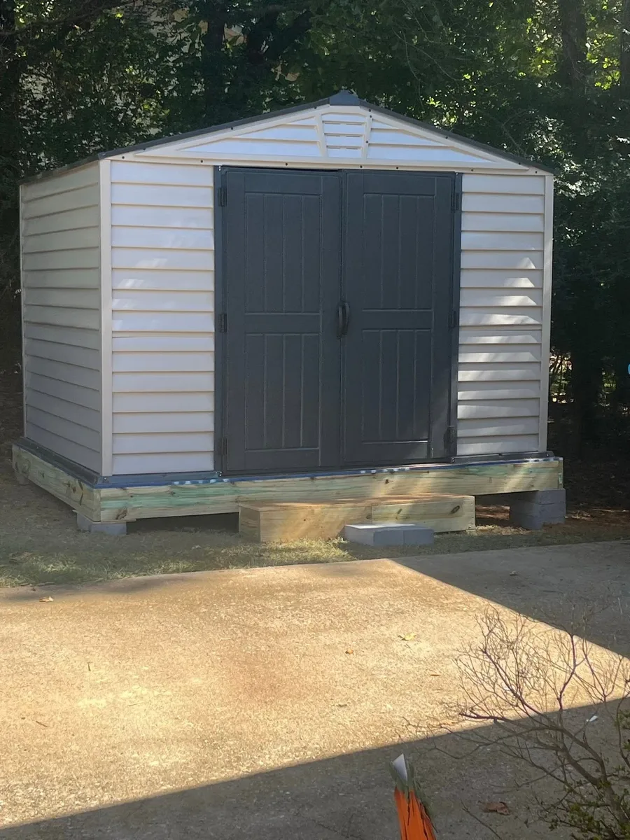 Shed build and installation