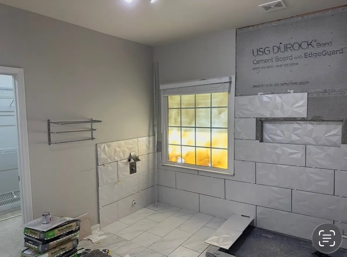 Bathroom remodel in progress by Zenith